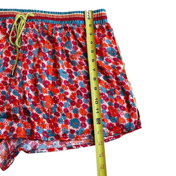 Free People Size L Pillow Talk Satin Pajama Set Red Poppy Floral Print Silky New - Picture 5 of 13